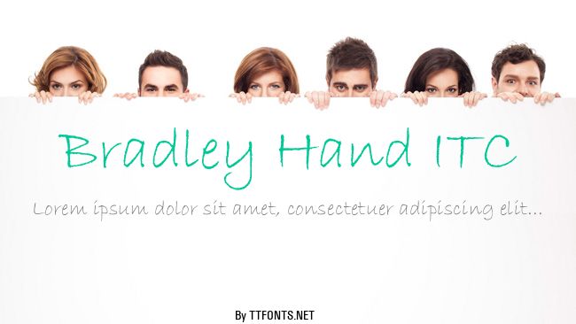 Bradley Hand ITC example